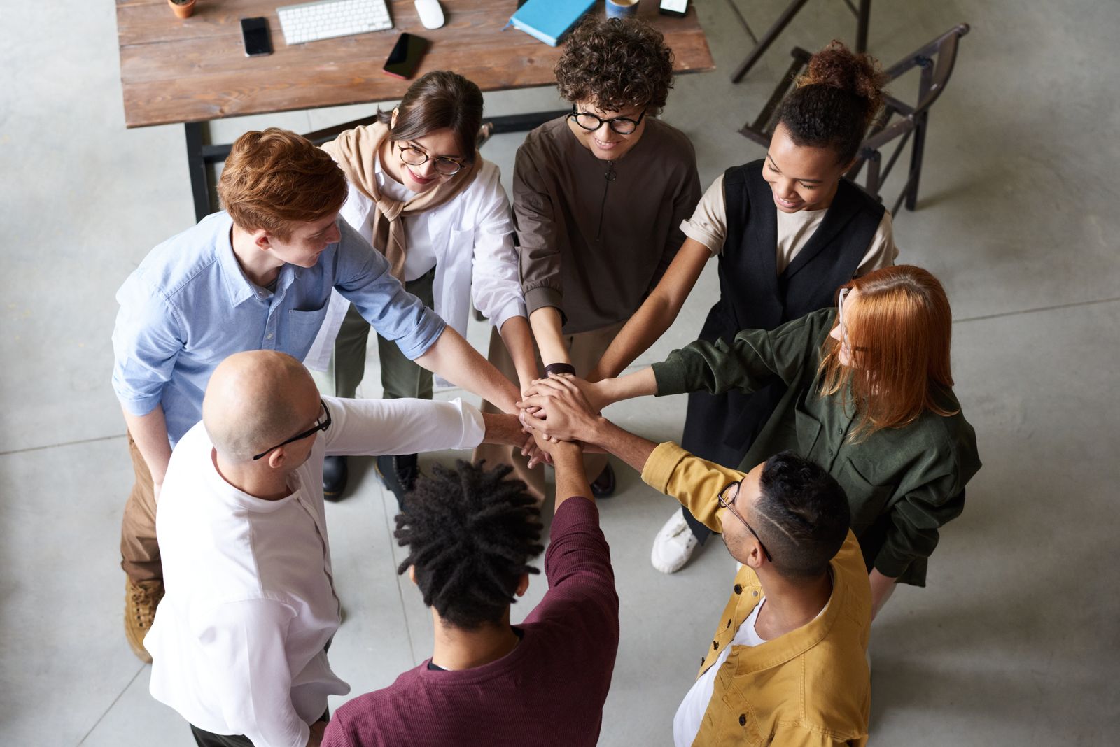 Creative professionals planning a project together
